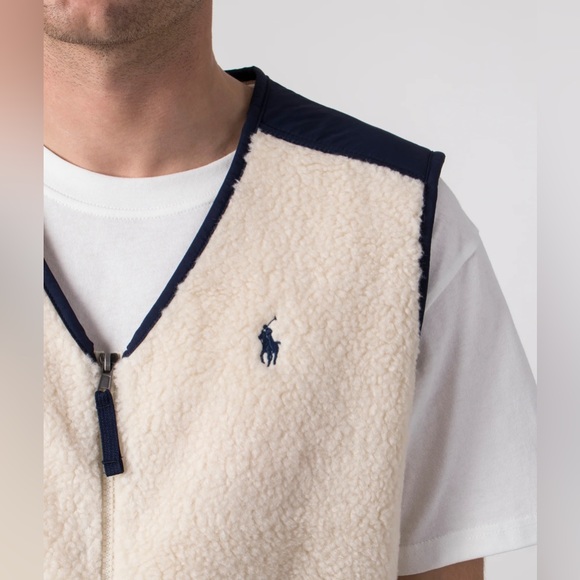 NWT POLO RALPH LAUREN Teddy Vest Gilet - Picture 11 of 15